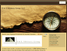 Tablet Screenshot of dgadvisory.com